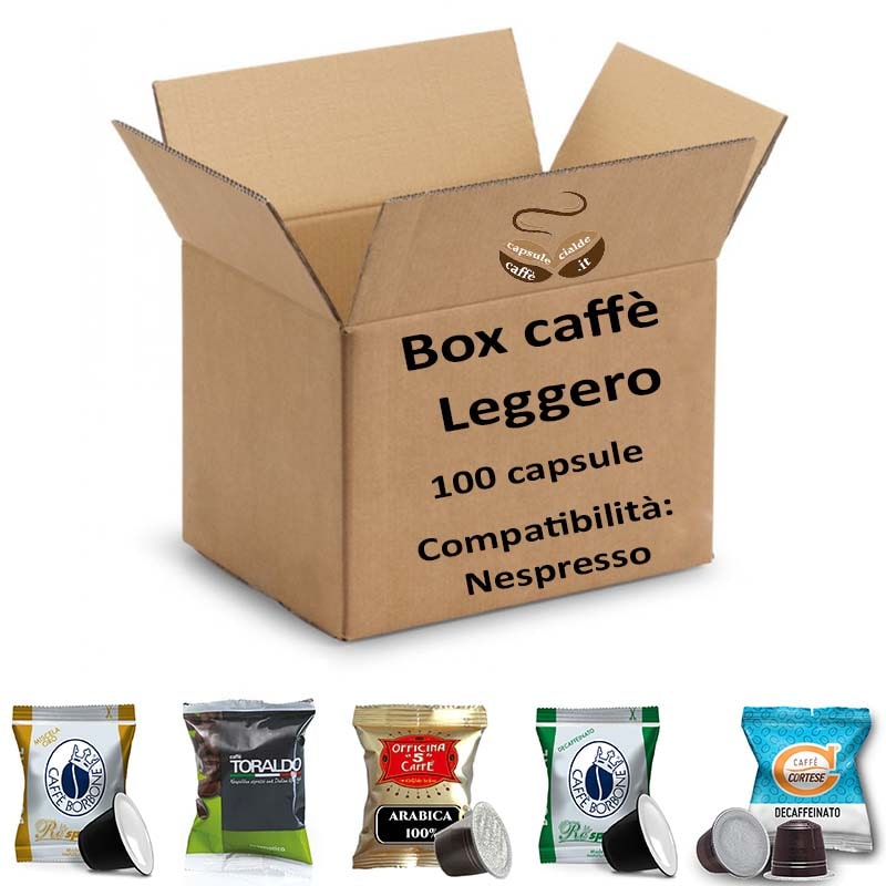 Box capsule caffè Leggero compatibili Nespresso