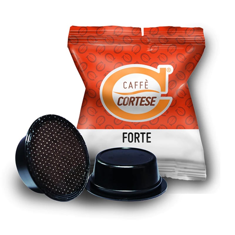 Capsule caffè Cortese miscela forte compatibili Lavazza a Modo Mio