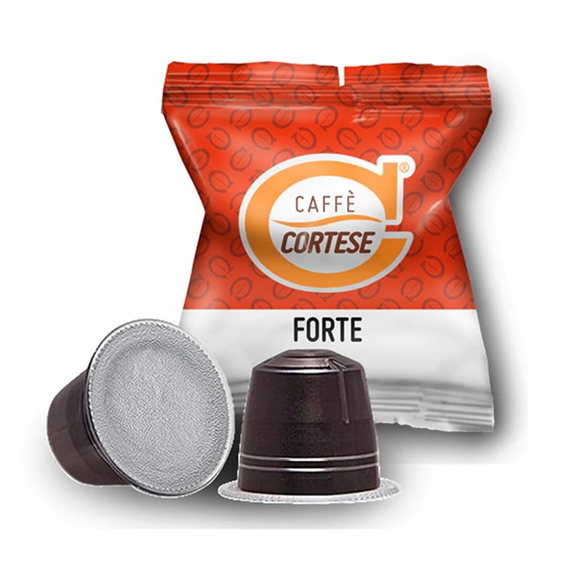 Capsule caffè Cortese miscela forte compatibili Nespresso