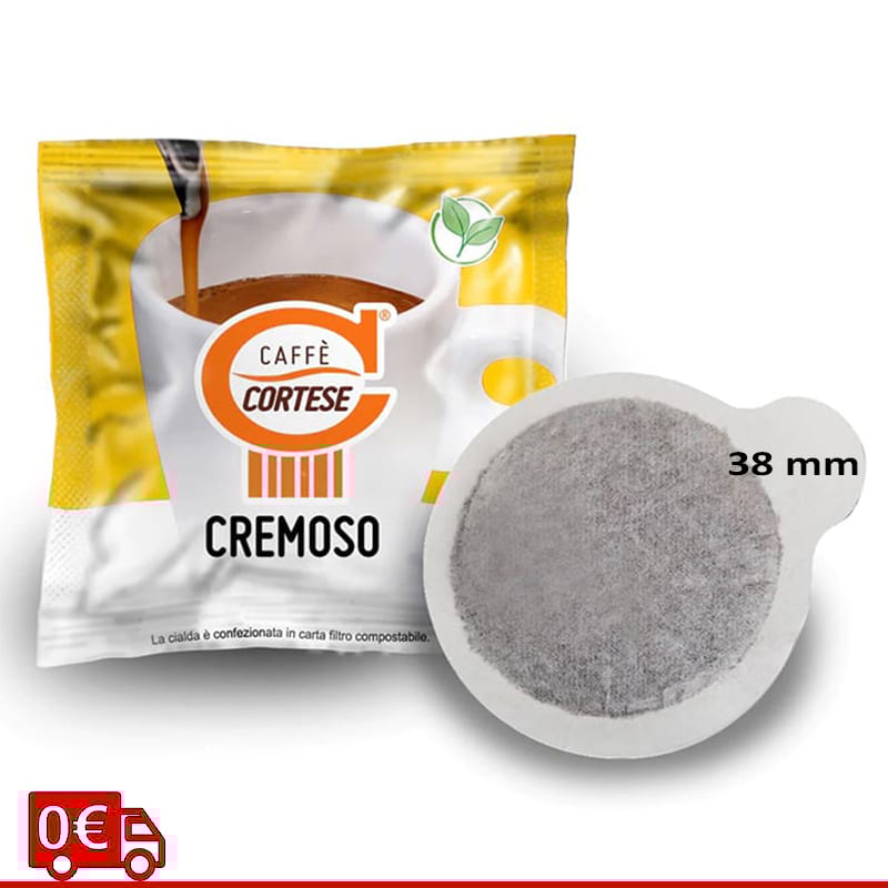 Cialde filtro carta 38 Caffè Cortese miscela cremoso