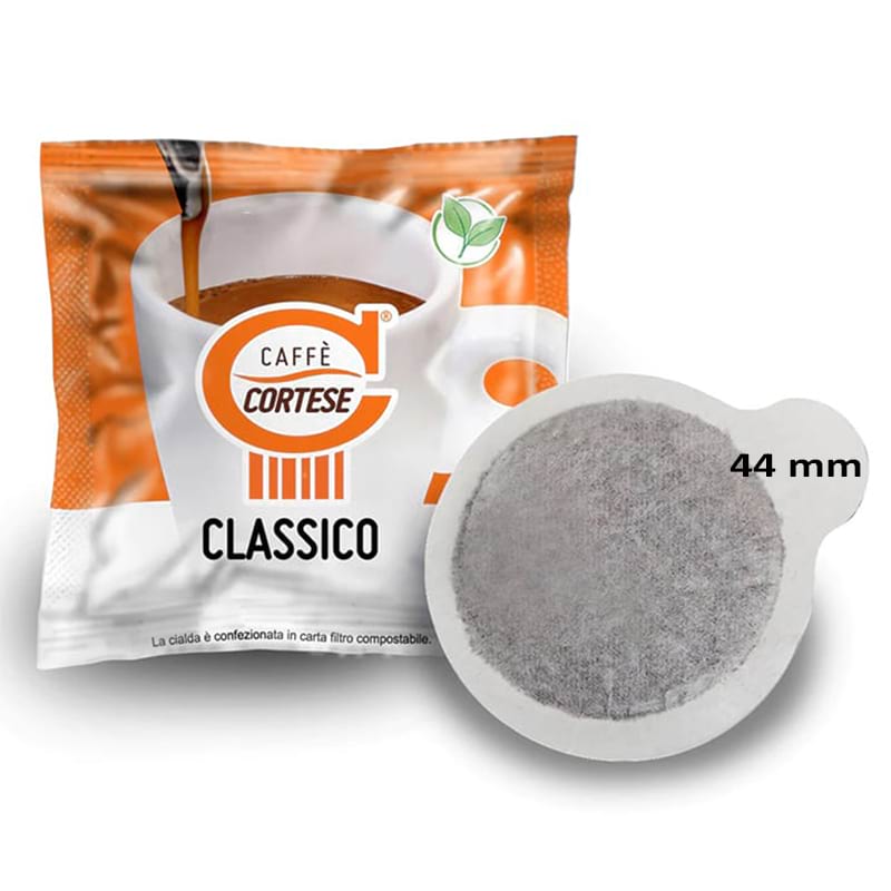 Caffè Cortese miscela classico cialde filtro carta 44 mm