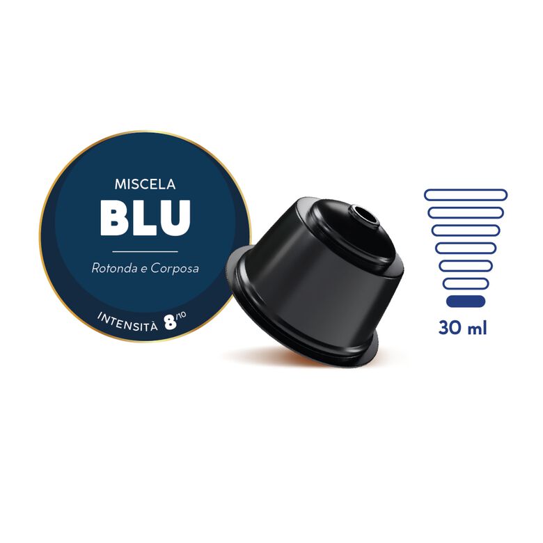 Capsule autoprotette caffè Borbone miscela Blu compatibili Dolce Gusto