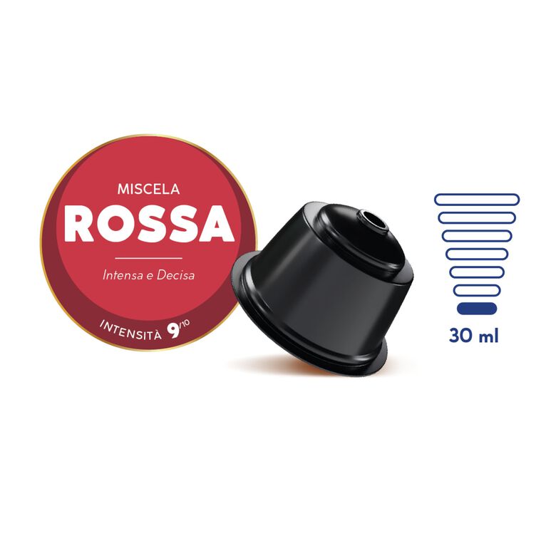Capsule autoprotette caffè Borbone miscela Rossa compatibili Dolce Gusto