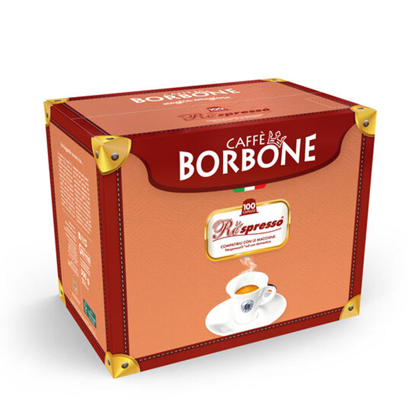 100 capsule caffè Borbone miscela Rossa compatibili Nespresso