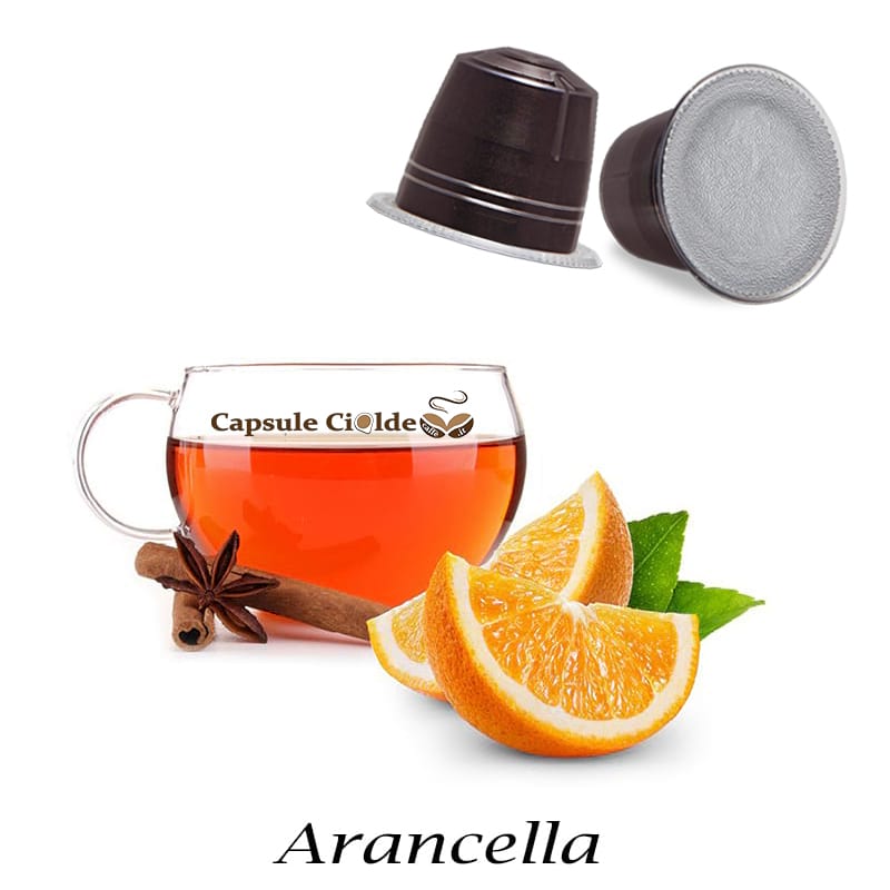 Tisana al gusto di arancia e cannella in capsule Nespresso