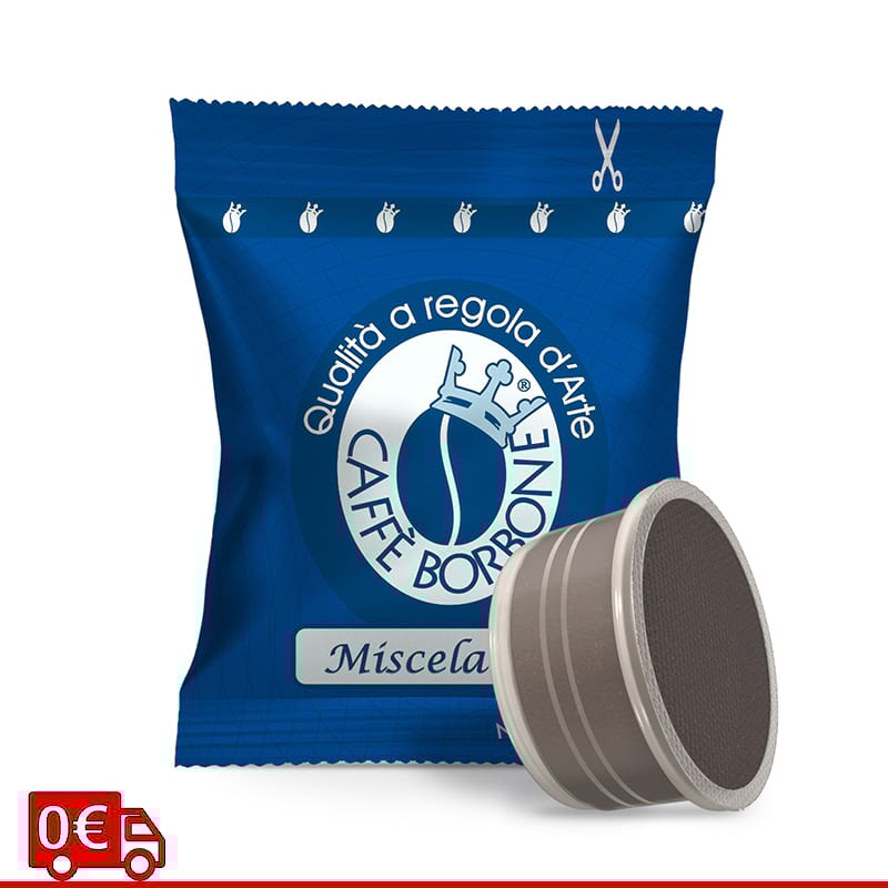 Capsule Caffè Borbone miscela Blu compatibili Lavazza Espresso Point