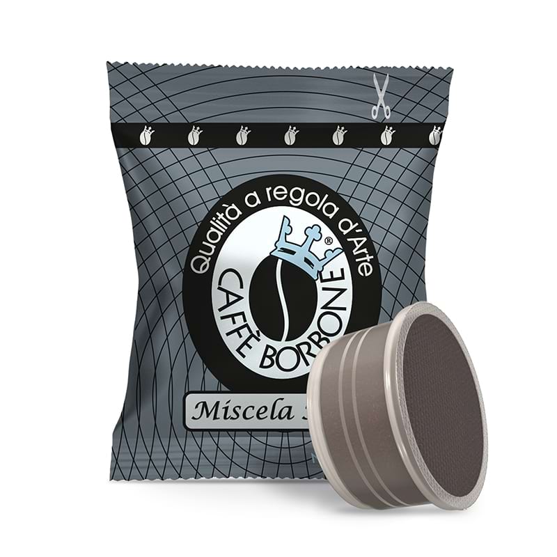 Caffè Borbone miscela Nera Capsule compatibili Lavazza Espresso Point