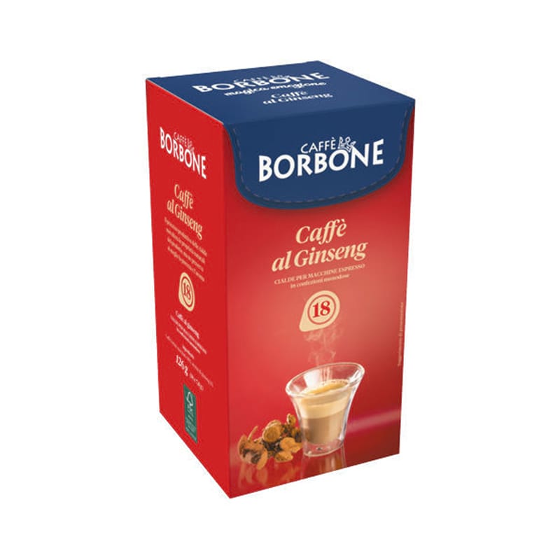 Caffè al Ginseng Borbone in Cialde Ese 44 mm