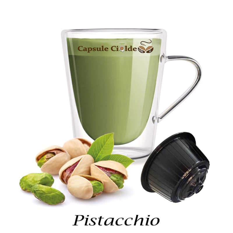 Capsule Cialde 16 pz al Pistacchio compatibili con Nescafè Dolce Gusto