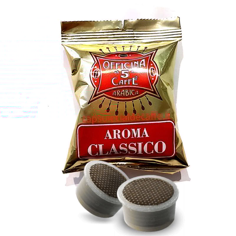 Aroma Classico Officina 5 caffè Capsule compatibili Lavazza Espresso Point