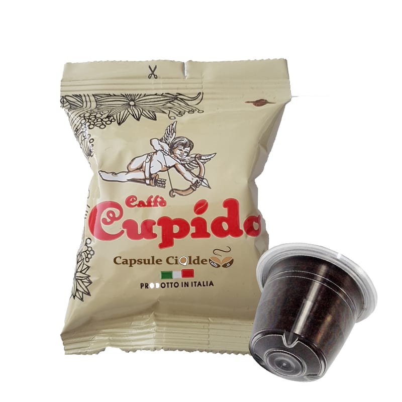 100 Capsule Caffè Cupido miscela Red compatibili Nespresso