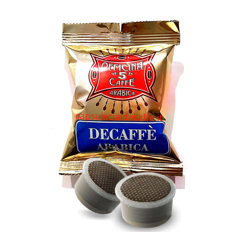 Decaffè Officina 5 caffè Capsule compatibili Lavazza Espresso Point