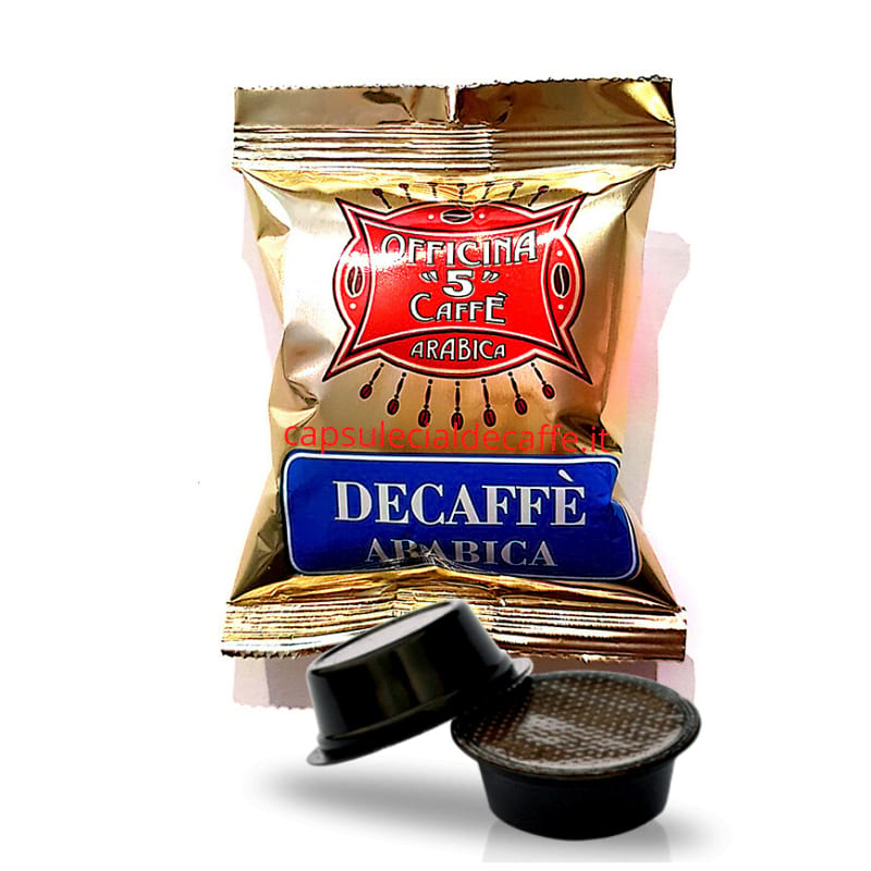 Decaffè Officina 5 caffè Capsule compatibili Lavazza a Modo Mio