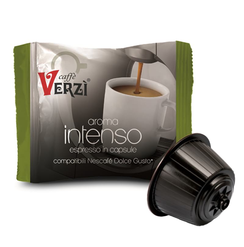 Capsule Verzì aroma intenso compatibili Nescafè Dolce Gusto