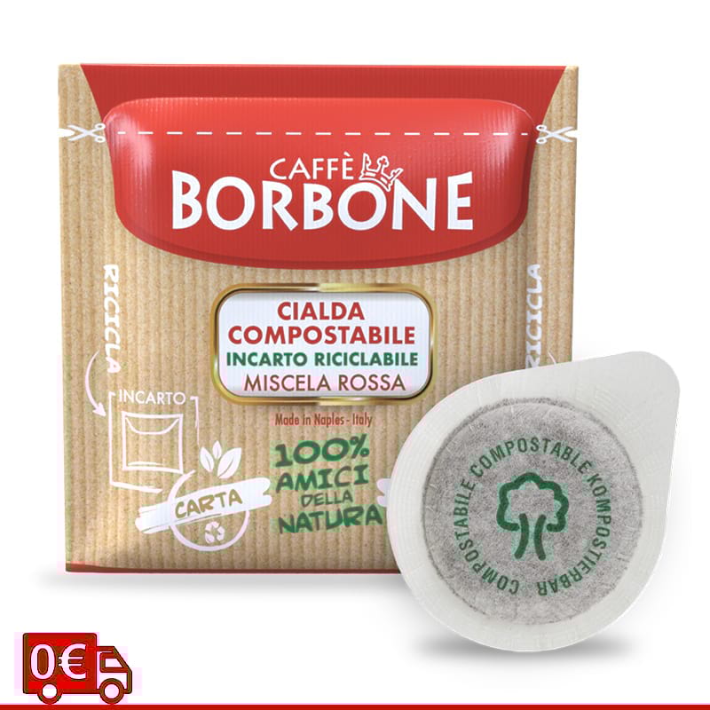 Caffè Borbone miscela Rossa Cialde Ese 44 mm spedizione gratuita