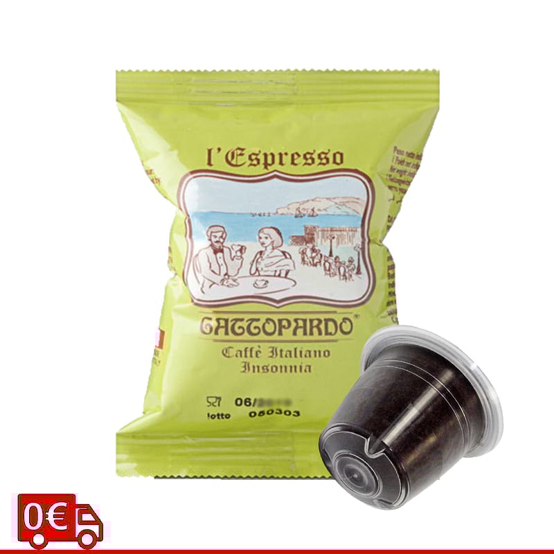 Capsule Caffè Gattopardo Insonnia compatibili Nespresso