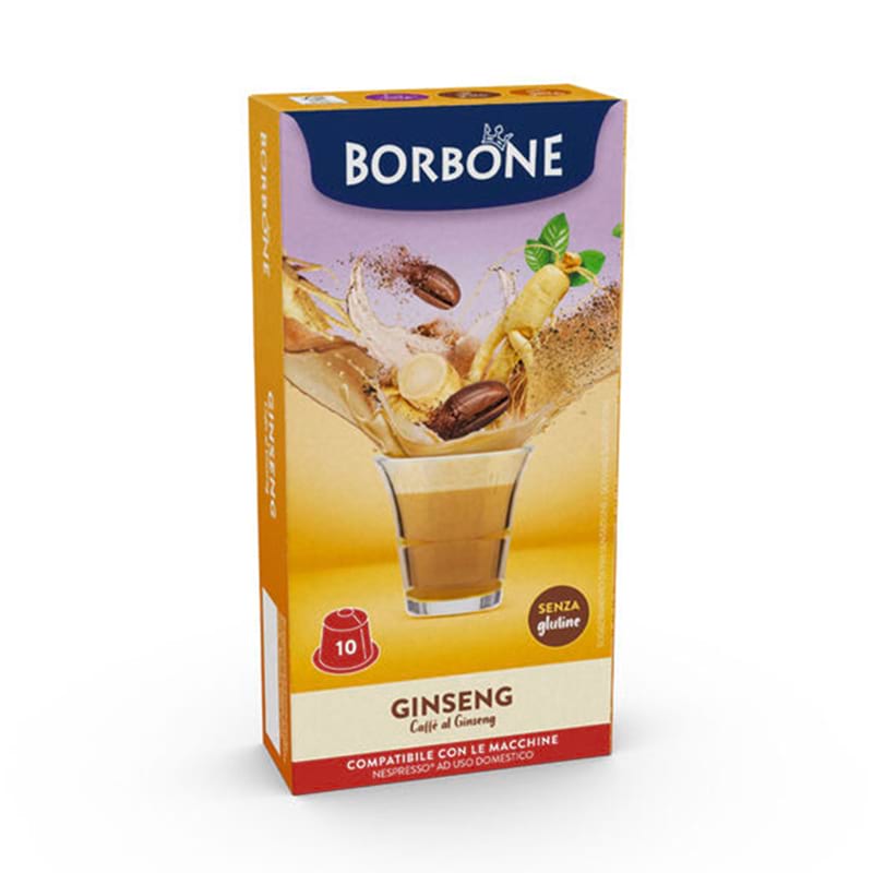 Caffè al Ginseng Borbone in capsule Nespresso