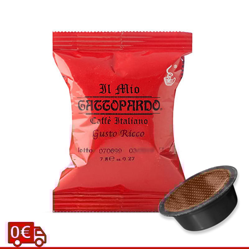 Capsule Caffè Gattopardo Ricco compatibili Lavazza a Modo Mio