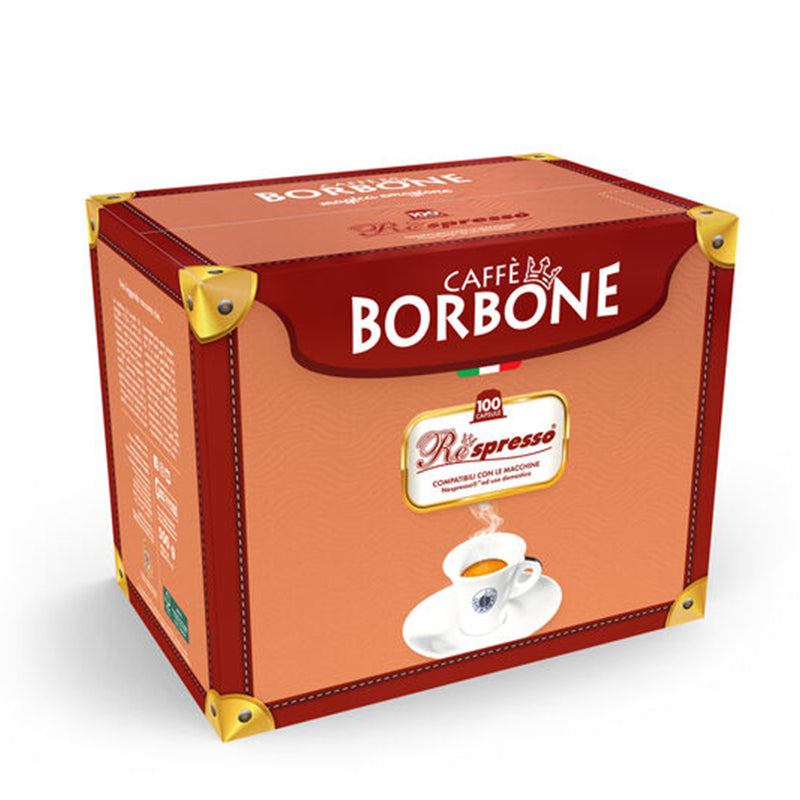 100 capsule caffè Borbone miscela Nera compatibili Nespresso