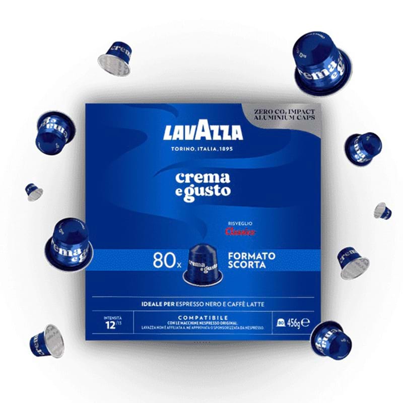 Capsule alluminio Nespresso Lavazza Crema e Gusto