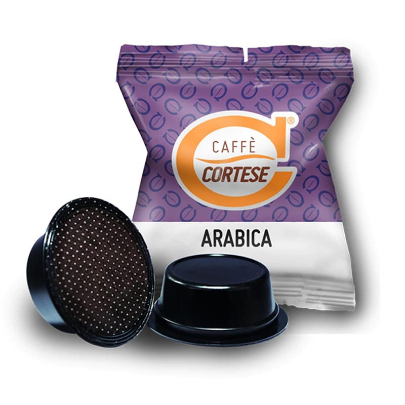 Capsule caffè Cortese miscela arabica compatibili Lavazza a Modo Mio