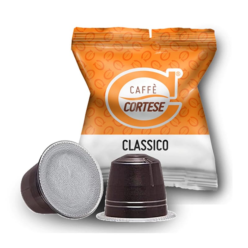 Capsule caffè Cortese miscela classico compatibili Nespresso