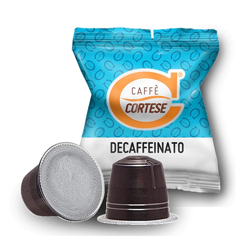 Capsule caffè Cortese miscela decaffeinato compatibili Nespresso