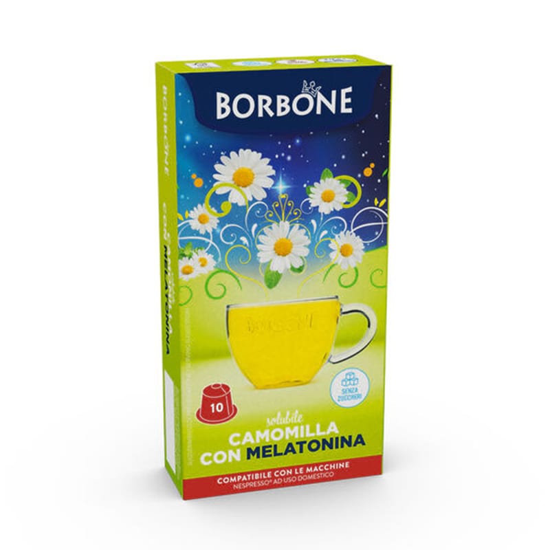 Camomilla con melatonina Borbone in capsule Nespresso