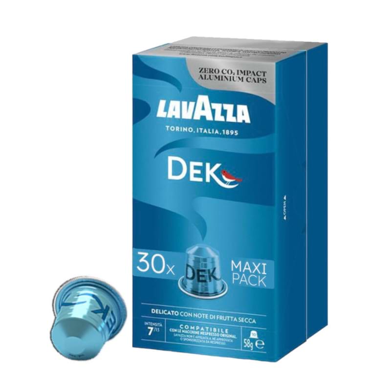 Capsule alluminio Nespresso Lavazza Decaffeinato