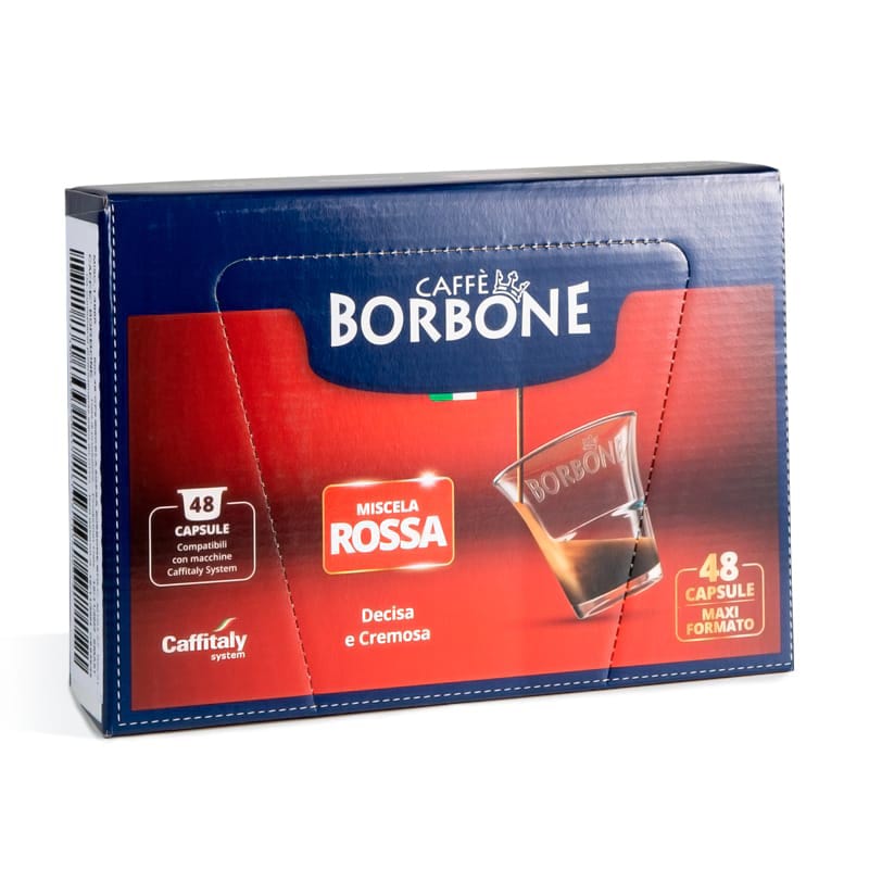 Capsule originali Caffitaly Borbone miscela Rossa