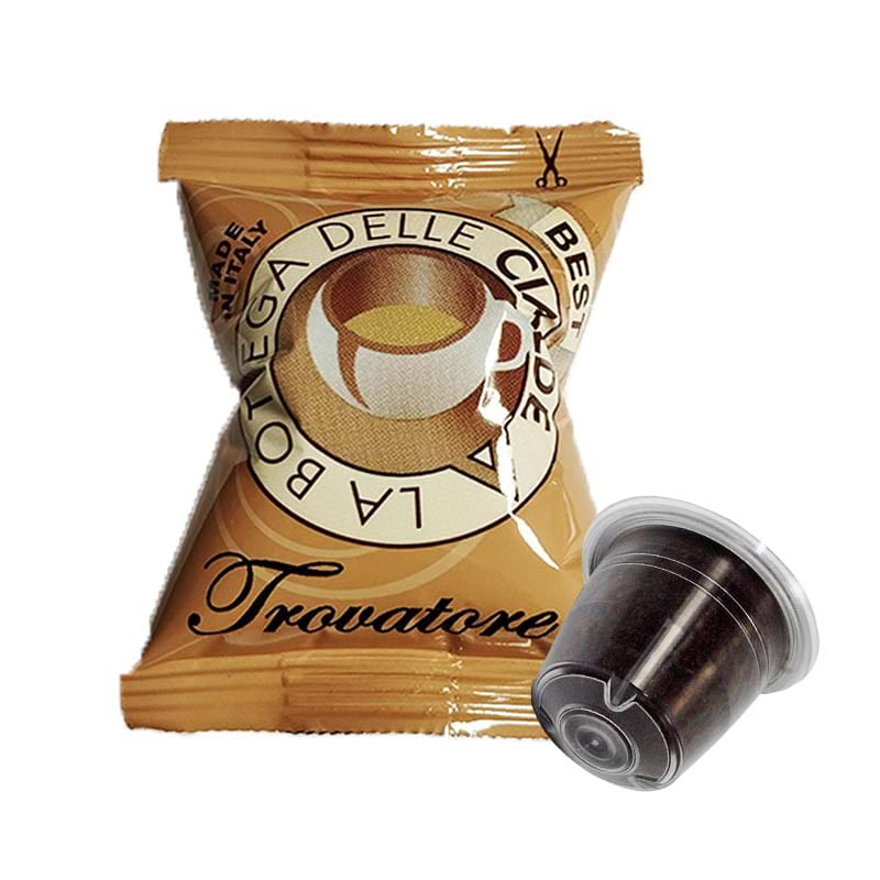 Capsule caffè Trovatore compatibili Nespresso