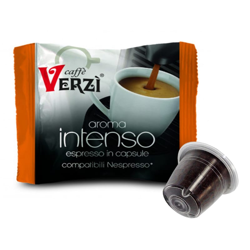 200 Capsule caffè Verzì Aroma Intenso compatibili Nespresso (scadenza 02-24)