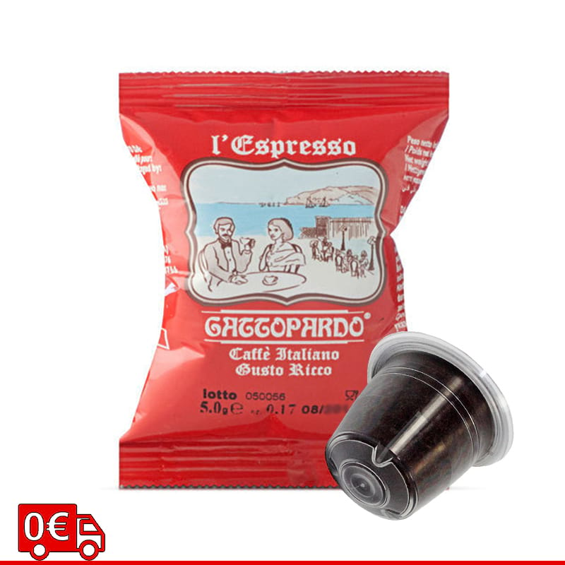 Capsule Caffè Gattopardo Gusto Ricco compatibili Nespresso