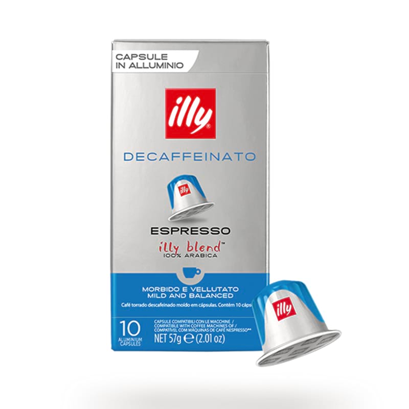 Capsule alluminio Illy Decaffeinato compatibili Nespresso
