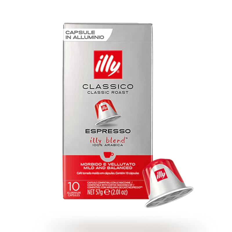 Capsule alluminio Illy tostato Classico compatibili Nespresso