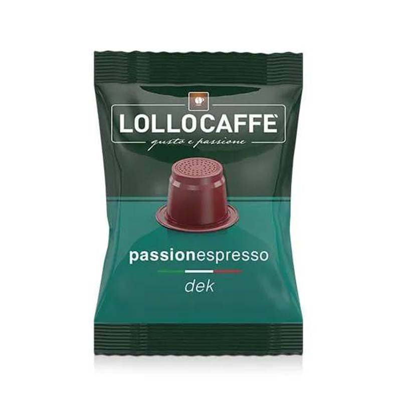 Capsule Caffè Lollo miscela Dek compatibili Nespresso