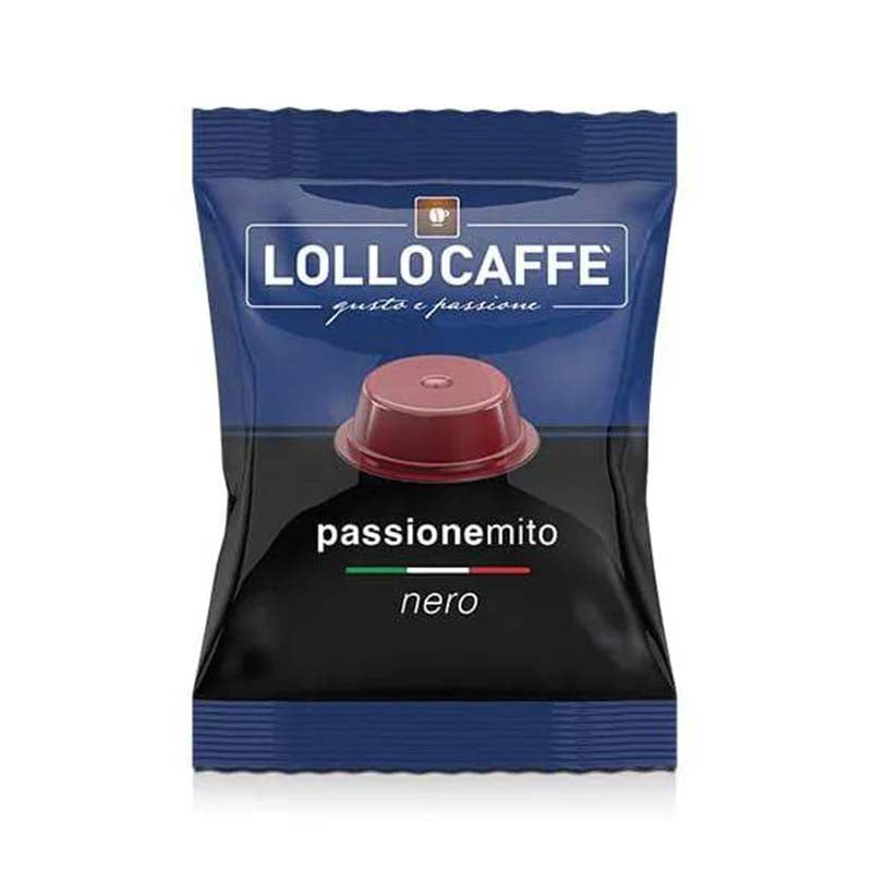 Caffè Lollo miscela Nera Capsule compatibili Lavazza a Modo Mio