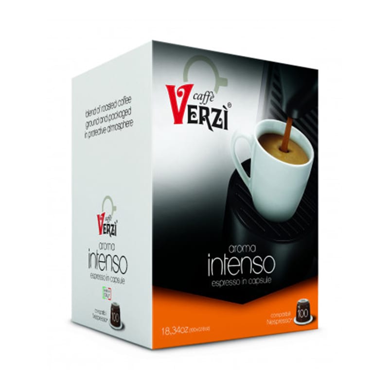 100 capsule caffè Verzì Aroma Intenso compatibili Nespresso