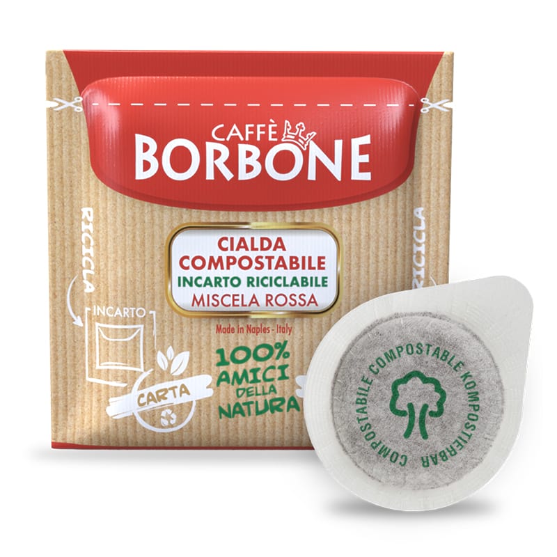 Cialde Ese 44 mm Caffè Borbone miscela Rossa