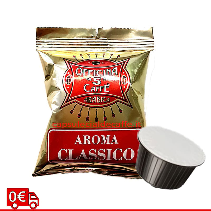 Capsule Aroma Classico Officina 5 caffè compatibili Dolce Gusto spedizione gratuita