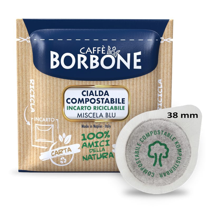 Cialde 38 mm Caffè Borbone miscela Blu