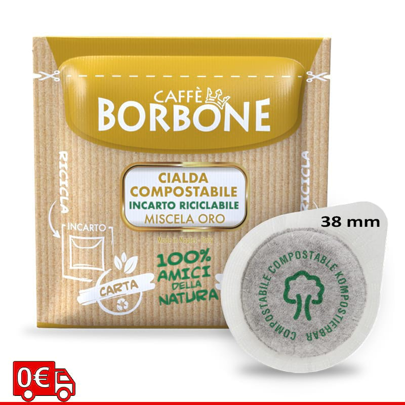 Caffè Borbone miscela Oro Cialde 38 mm
