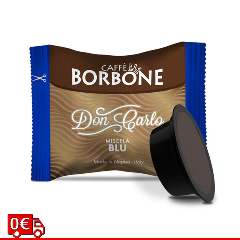 Capsule caffè Borbone miscela Blu compatibili Lavazza a Modo Mio spedizione gratuita