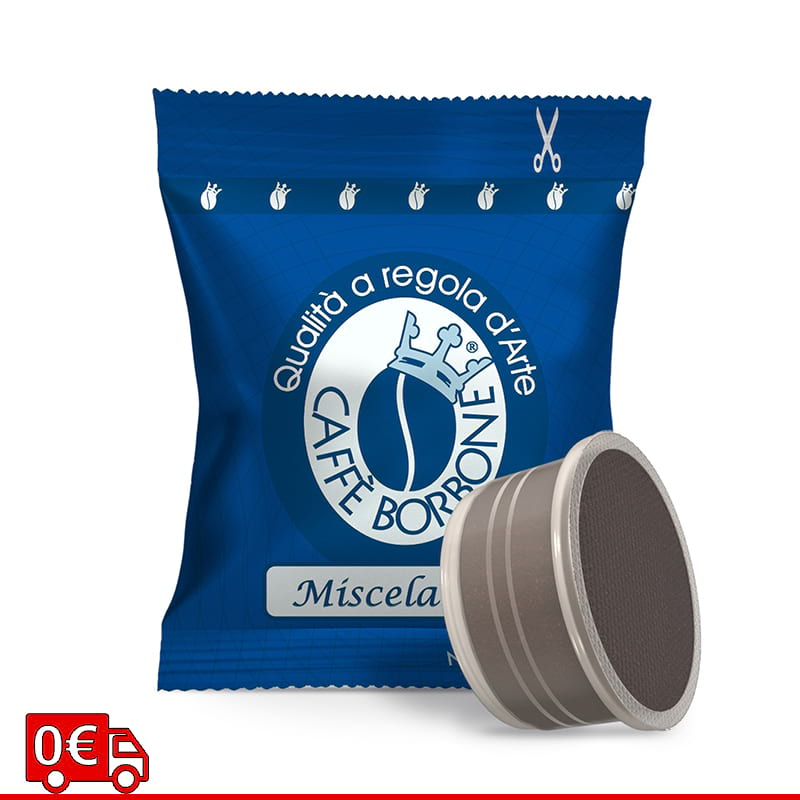 Capsule Caffè Borbone miscela Blu compatibili Lavazza Espresso Point