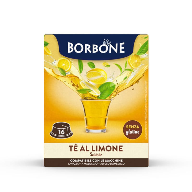 Tè Limone caffè Borbone in capsule Lavazza a Modo Mio