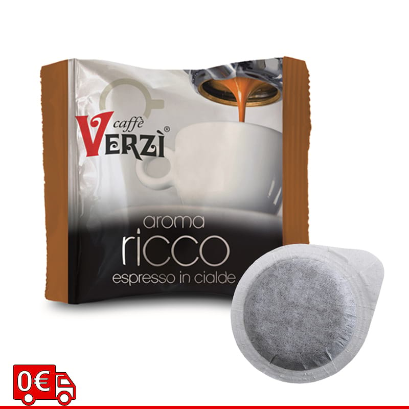 Cialde Verzì Aroma ricco filtro carta 44 mm