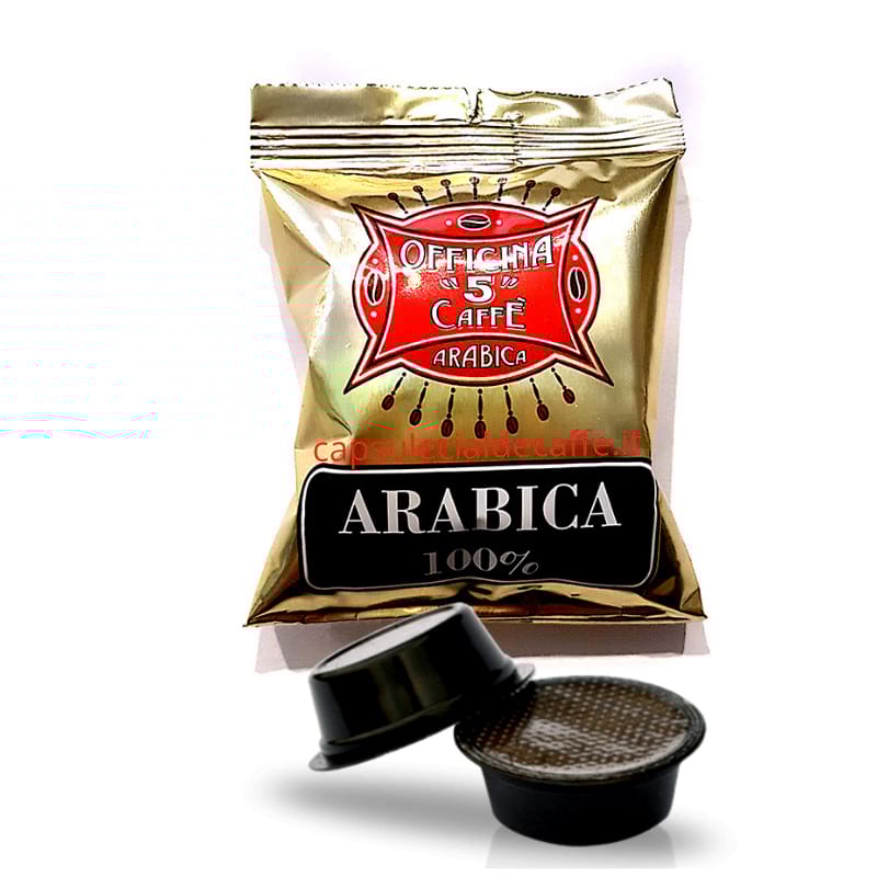 25 capsule Arabica Officina 5 compatibili Lavazza a Modo Mio