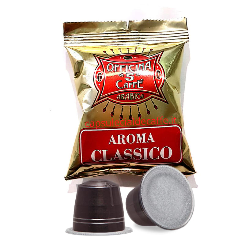 Aroma Classico Officina 5 caffè Capsule compatibili Nespresso