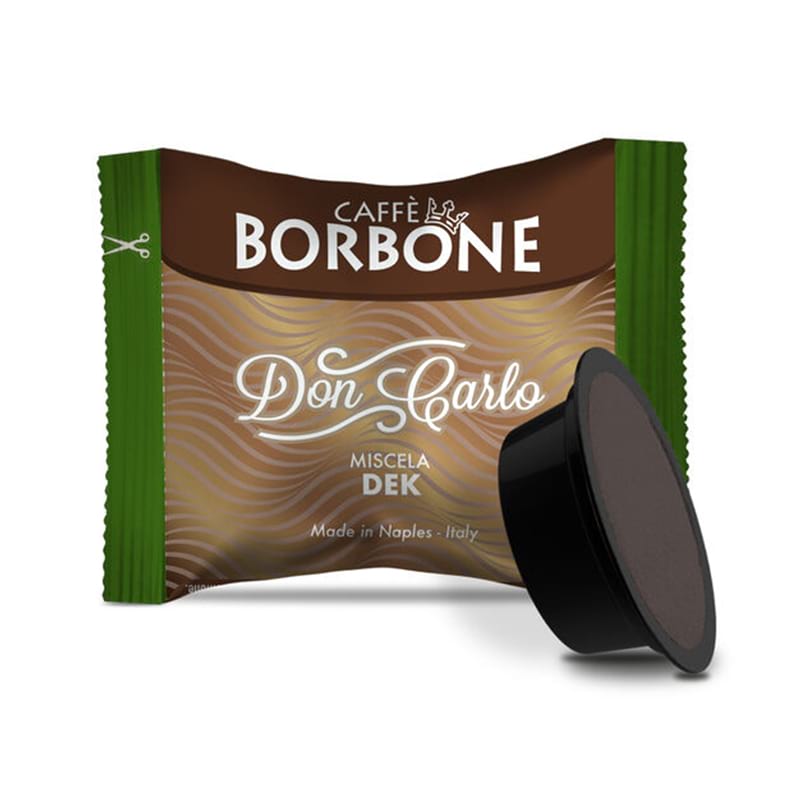 Caffè Borbone miscela Verde Dek Capsule compatibili Lavazza a Modo Mio