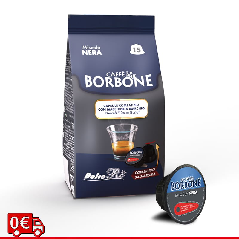 Capsule caffè Borbone miscela Nera Dolce Gusto